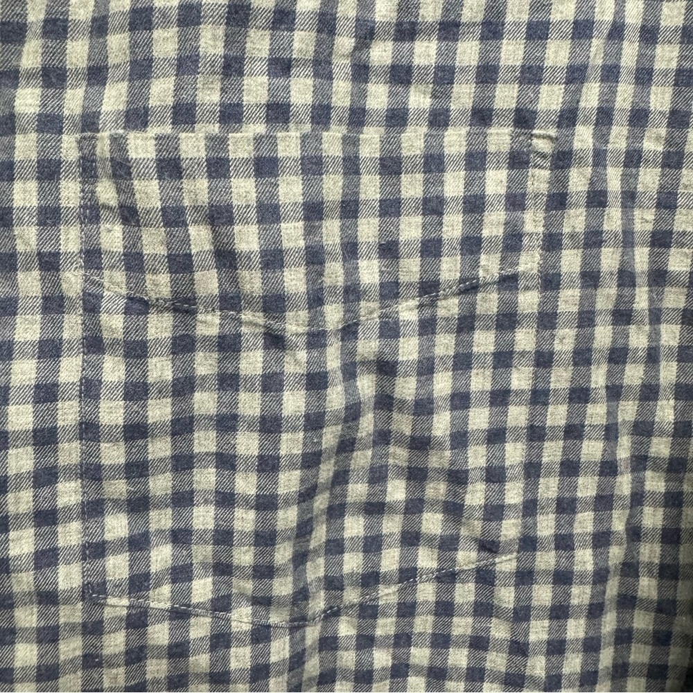 Untuckit Men’s 100% Cotton Button Up Shirt Blue and Gray Size XXXL - Picture 4 of 8